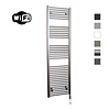 Elektrische Radiator Sanicare HWV Met Wifi 172x45 cm Inox Look 920W Met Thermostaat Chroom Linksonder