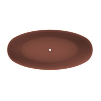 Vrijstaand Ligbad Arcqua Ica 170x80 Mat Terracotta