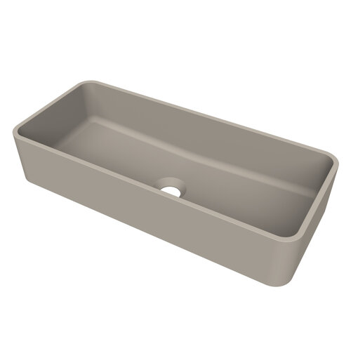 Arcqua Case Opbouw Waskom Rechthoek 60x26 Mat Klei 