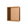 Luca Sanitair Inbouwnis Luca Sanitair 30x30x6,5cm RVS Geborsteld Koper PVD