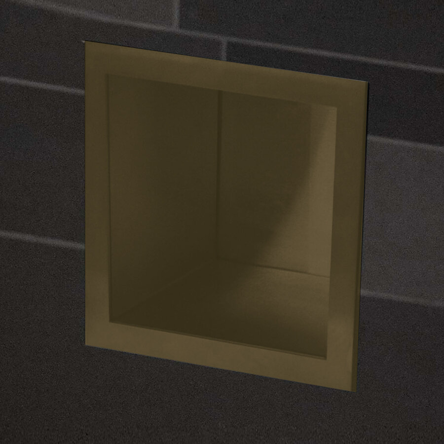 Inbouw Reservetoiletrolhouder BWS Mat Metallic Brown