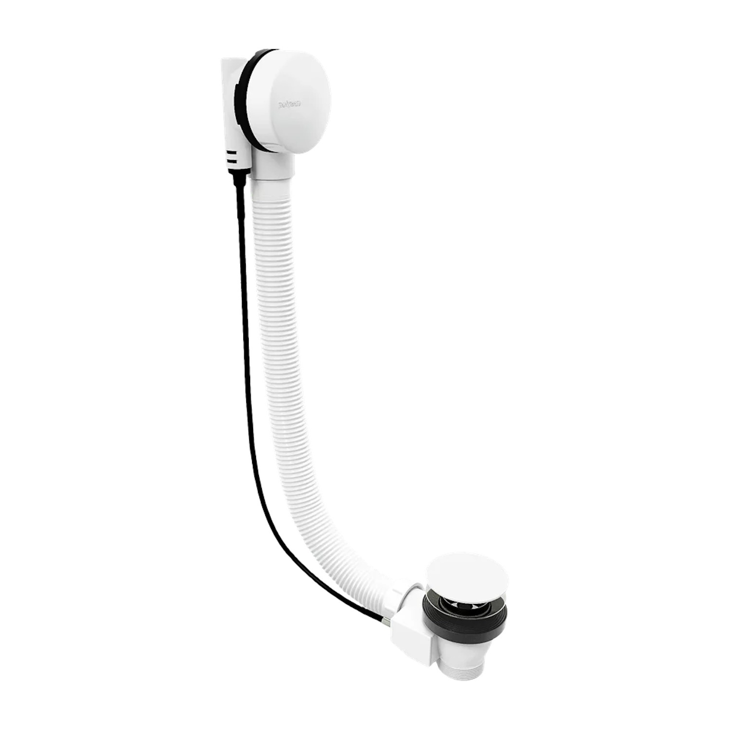 Badafvoercombinatie Polysan Marble met Waste 800 mm Plug 72 mm Wit Polysan