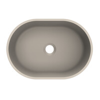 Arcqua Case Opbouw Waskom Ovaal 40x28 Mat Klei