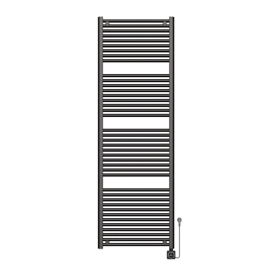 Elektrische Radiator Wiesbaden Elara 181.7x60 Cm Smart Wifi Gunmetal