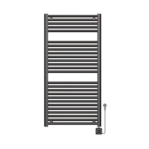 Elektrische Radiator BWS Lara 118.5x60 Cm Smart Wifi Gunmetal 