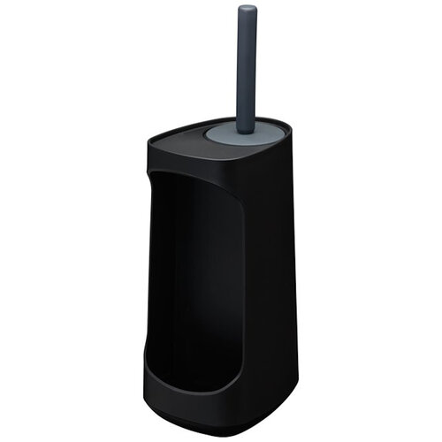 Toiletborstelhouder Tiger Tess Met Opbergfunctie Vrijstaand Swoop Borstel Flexibel Zwart - Antraciet 
