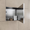 Boss & Wessing Inbouwnis Betegelbaar BWS Alfie 30x30 Geborsteld Staal