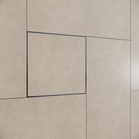 Inbouwnis Betegelbaar BWS Alfie 30x30 Geborsteld Staal