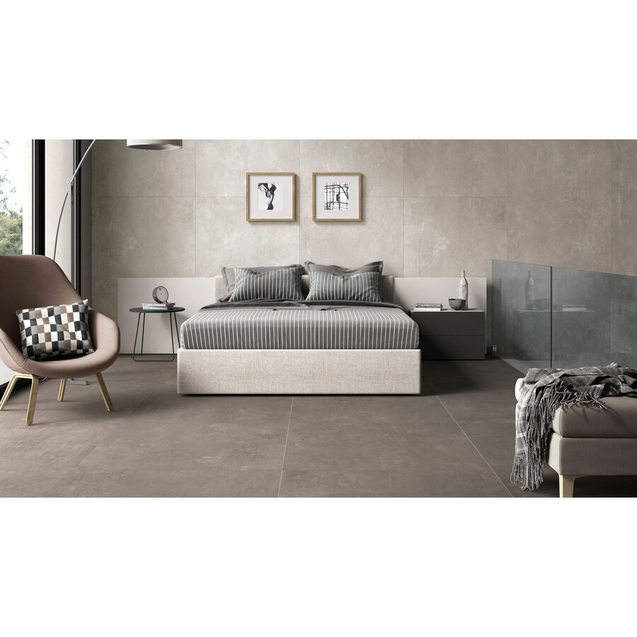 Vloertegel Porcelaingres Urban Slab 120x270 cm Mat Grijs (Prijs Per M2)