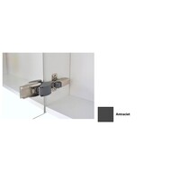 Spiegelkast Sanicare Qlassics Ambiance 60 cm 1 Deur Antraciet Links