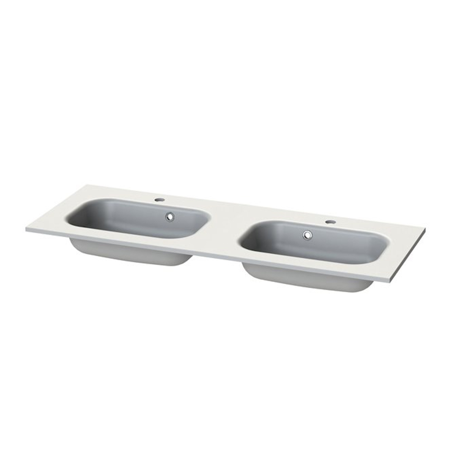 Tiger Wastafel S-line Oval 120 cm Mat Wit