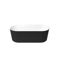 Vrijstaand Ligbad Zenon Olympia 170x80 cm Negro