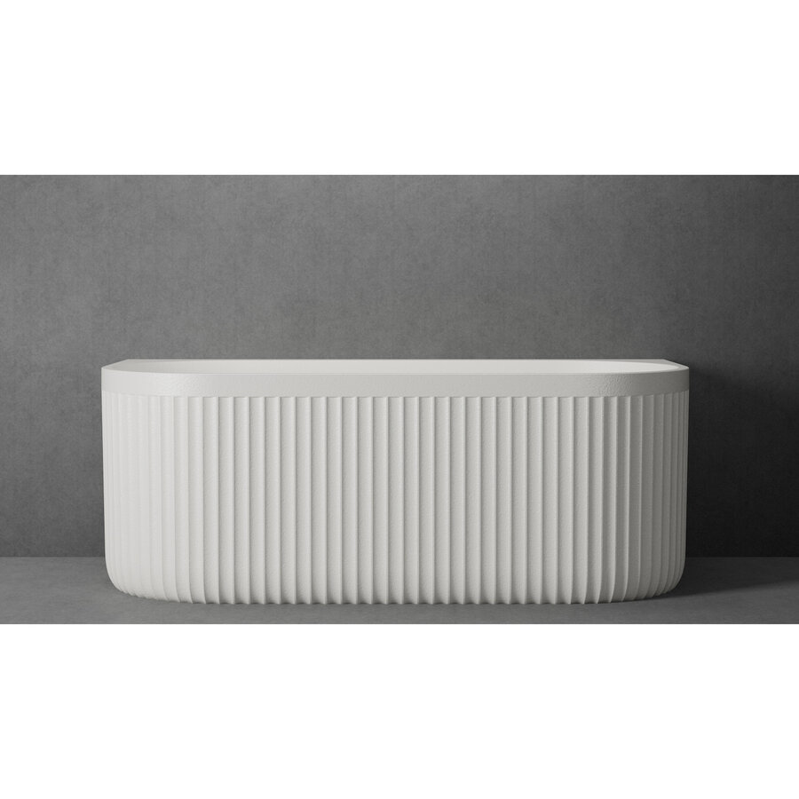 Ligbad Half Vrijstaand Ideavit Archtec Rock 170x80x63 cm Wit