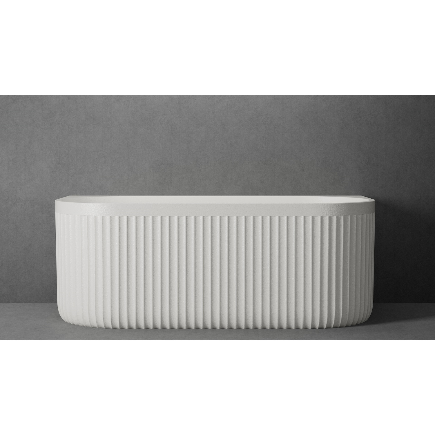 Ligbad Half Vrijstaand Ideavit Archtec Rock 170x80x63 cm Wit Ideavit
