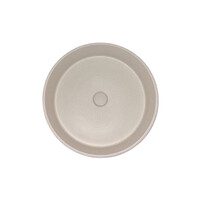 Opbouw Wastafel Sanimex Crystal Beton Rond Terrazzo Creme
