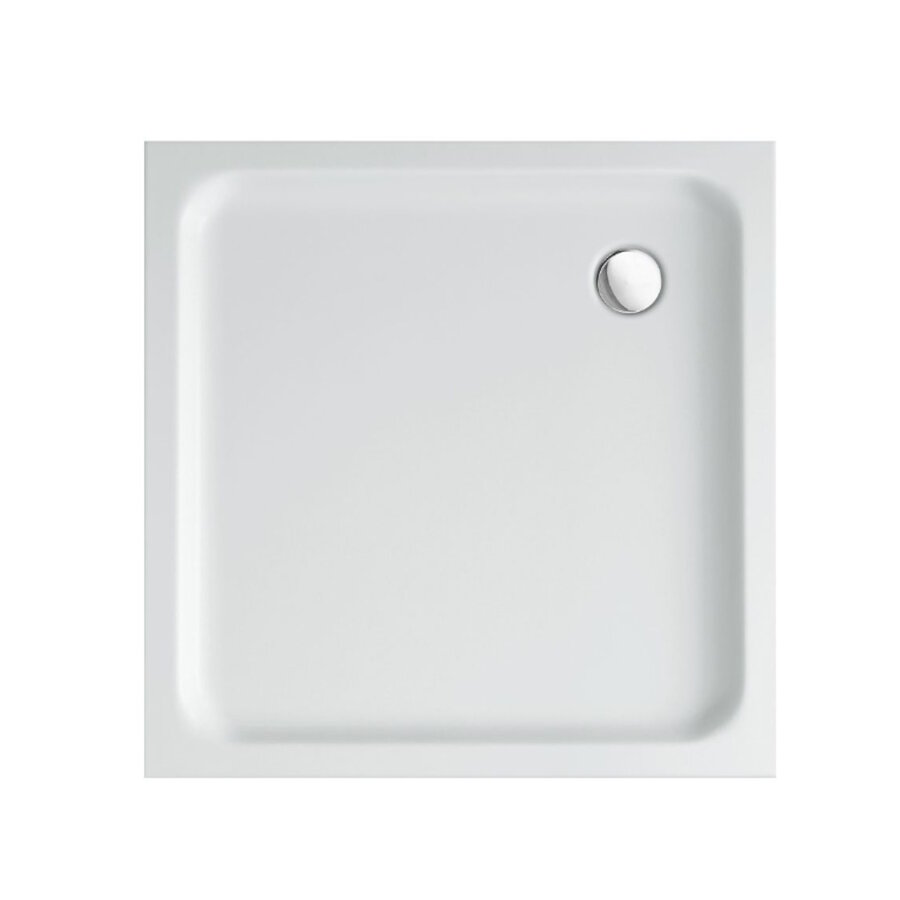 Douchebak Boss & Wessing Veroni Vierkant 90x90cm Acryl Wit