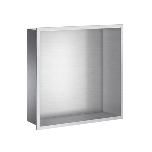 Inbouwnis Smedbo Sideline 30x30 cm Geborsteld Edelstaal 