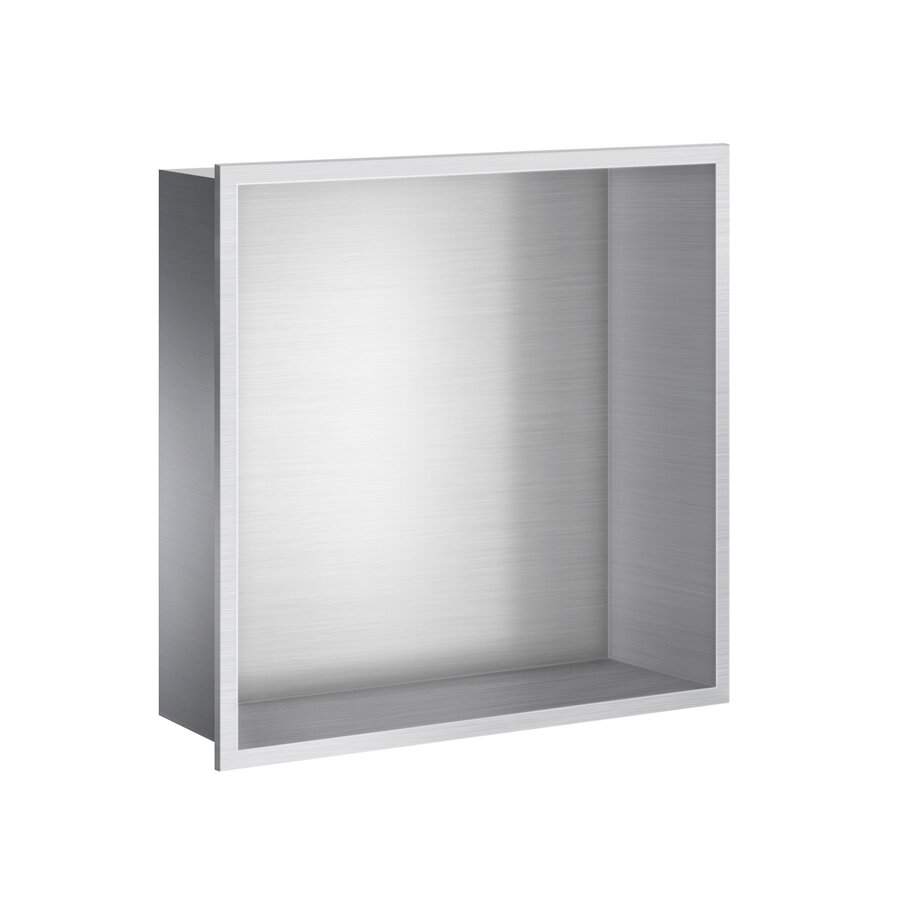 Inbouwnis Smedbo Sideline 30x30 cm Geborsteld Edelstaal