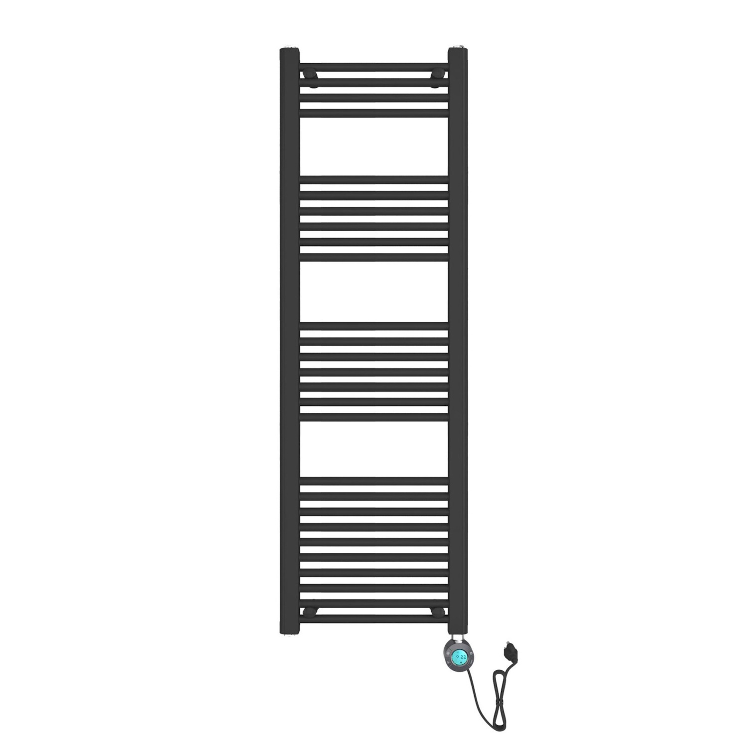 Elektrische Radiator BWS June 160x50 cm 700W Mat Zwart Boss & Wessing