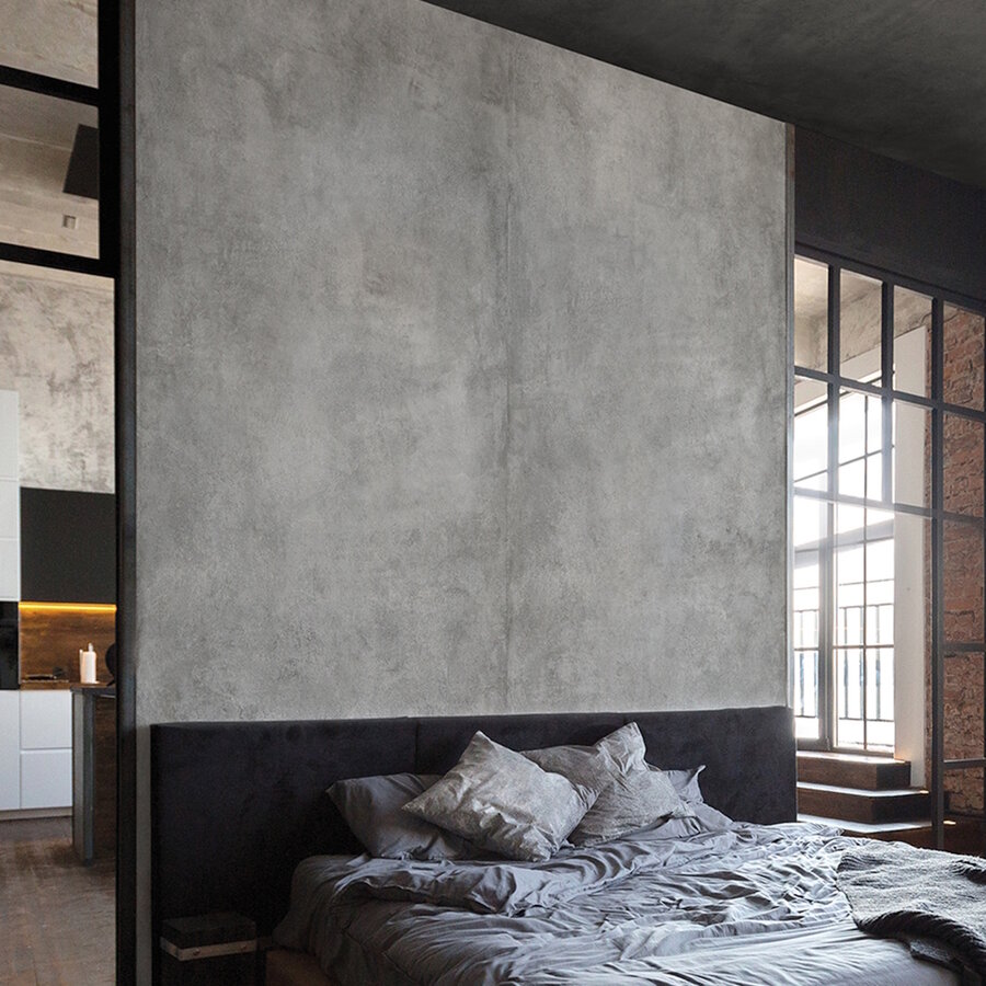 Vloer en Wandtegel Energieker Parker Smoke 120x120 cm Beton Grijs Bruin (prijs per m2)