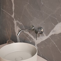 Wastafelmengkraan Inbouw Aquasplash Ridged Chroom