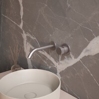 Wastafelmengkraan Inbouw Aquasplash Ridged RVS