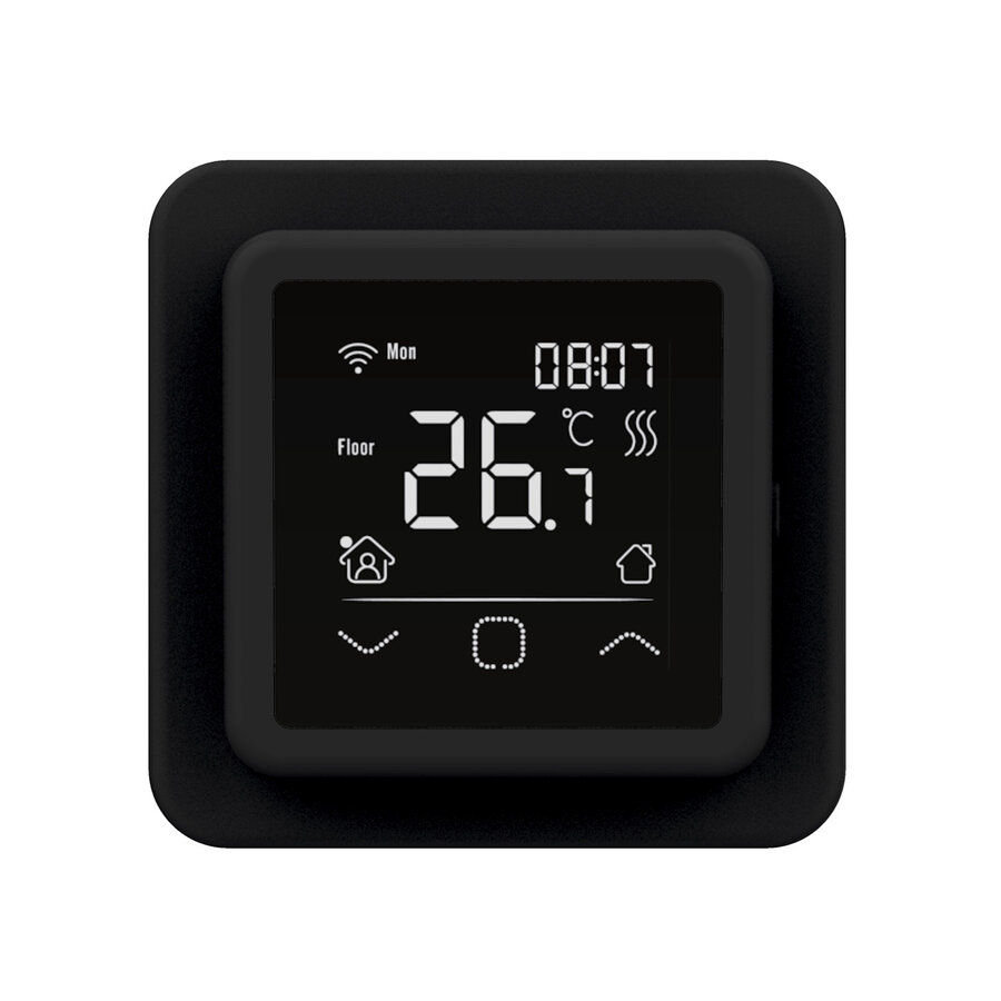 BWS By Magnum Elektronische Vloerverwarming Set 4 m2 - 600 Watt - Wifi Thermostaat Zwart