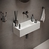 Fontein Ideavit Solidbliss 55x22x15 cm Solid Surface 2 Plateaus Mat Wit