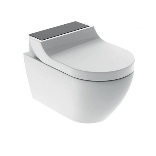 Douche WC Geberit AquaClean Tuma Comfort Compleet Rimfree Glas Zwart 