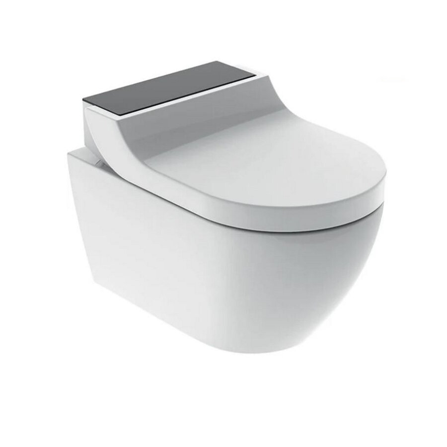 Douche WC Geberit AquaClean Tuma Comfort Compleet Rimfree Glas Zwart