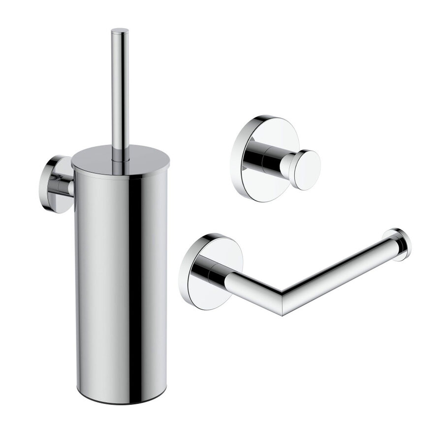 Toilet Accessoires Set Wiesbaden Alonzo Chroom