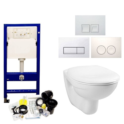 Up100 Toiletset 03 Megasplash Basic Smart Met Bril En Drukplaat 