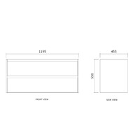 Badmeubelset BWS Riga Met Lako Wastafel Cappuccino 100 cm Kasjmier