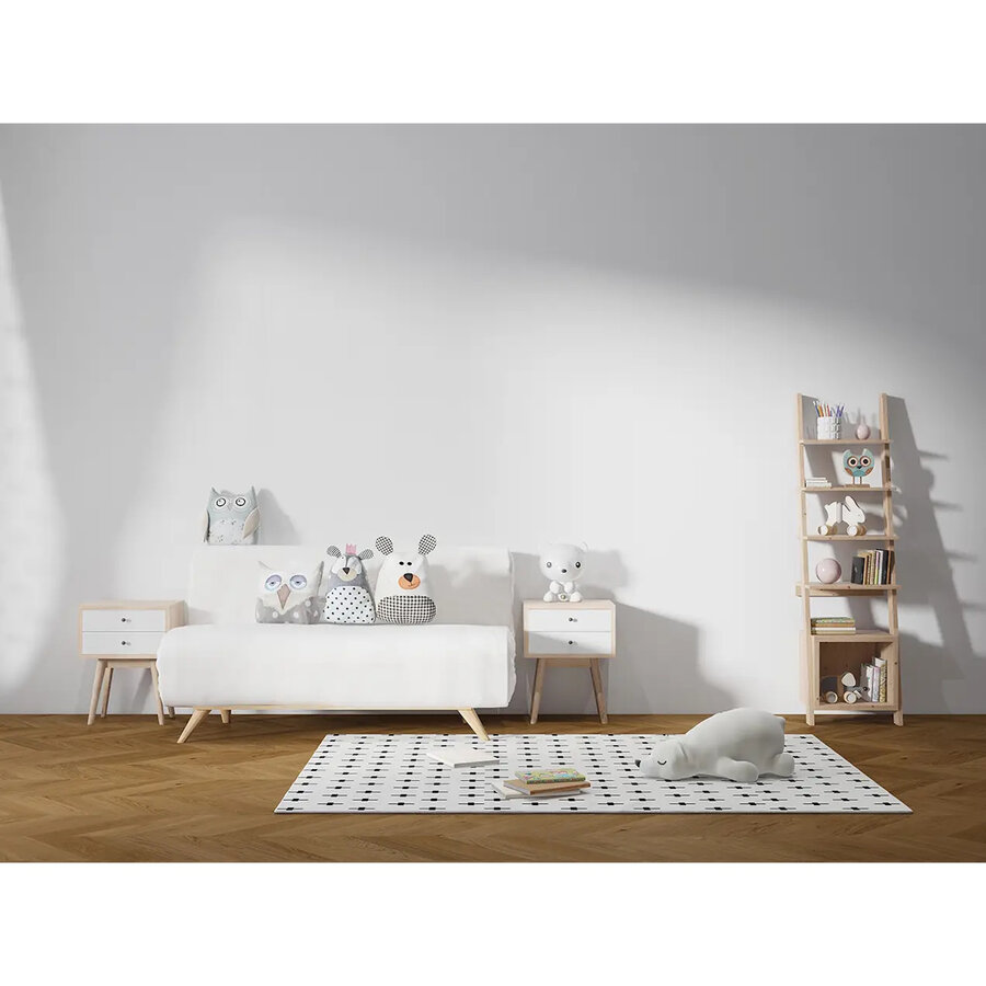 Wandpaneel Isodeco SPC Marmer Plaat 120x260 cm Mat Wit (Prijs Per Plaat)