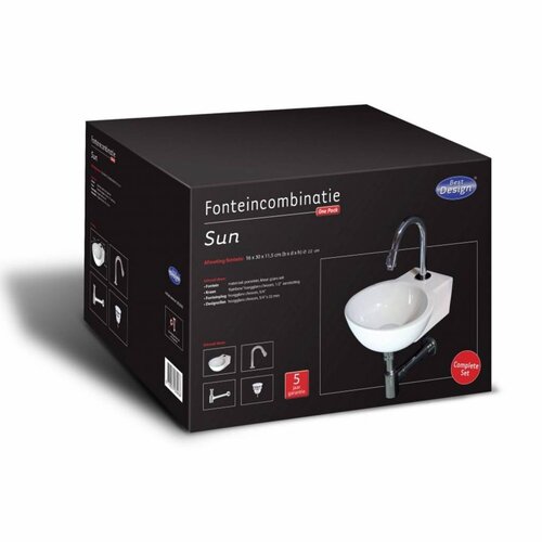 Fonteinset Sun One Pack Rond 16X30 Cm 