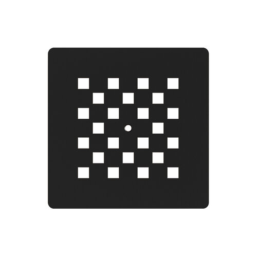 Afvoerrooster Mat Zwart t.b.v. Douchebak Relievo Crag 