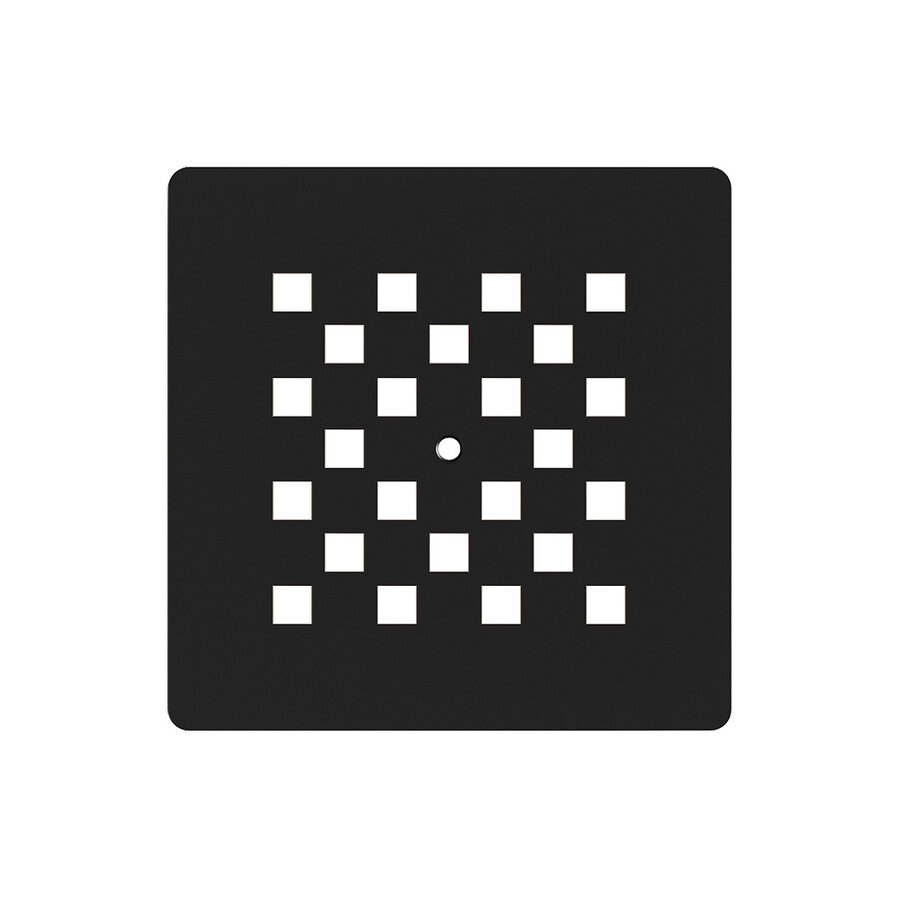 Afvoerrooster Mat Zwart t.b.v. Douchebak Relievo Crag