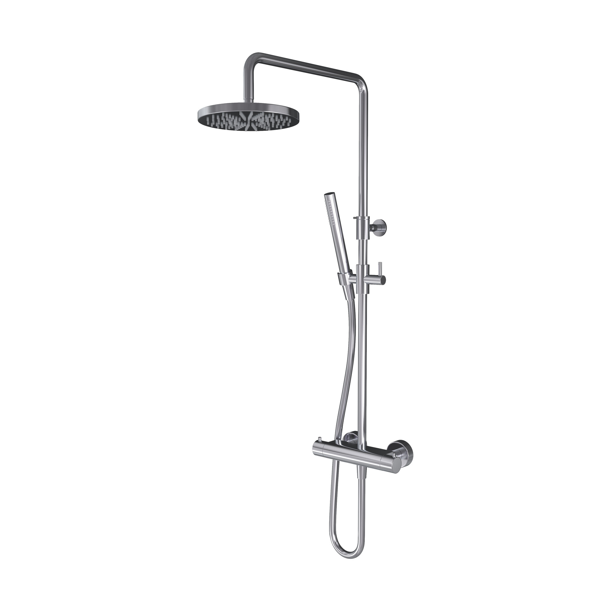 Hotbath Thermostatische Regendouche Set Buddy Sds 1 - Chroom Hoofddouche 20 cm