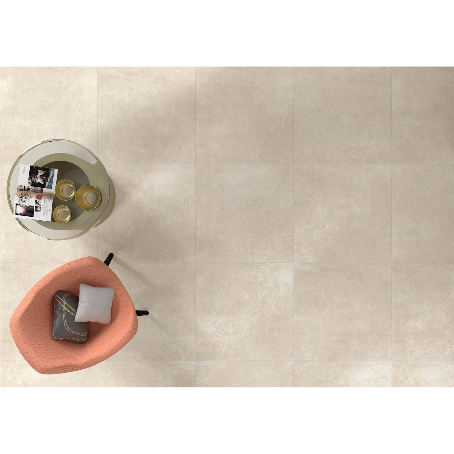 Vloertegel Flaminia Surface Sand 60x60 cm Gerectificeerd Flaminia