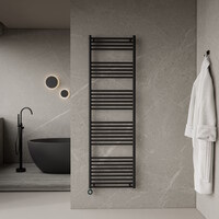 Elektrische Radiator BWS June 900W 180x55 cm 900W Mat Zwart