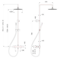 Opbouwset Met Themostaatkraan Rvs