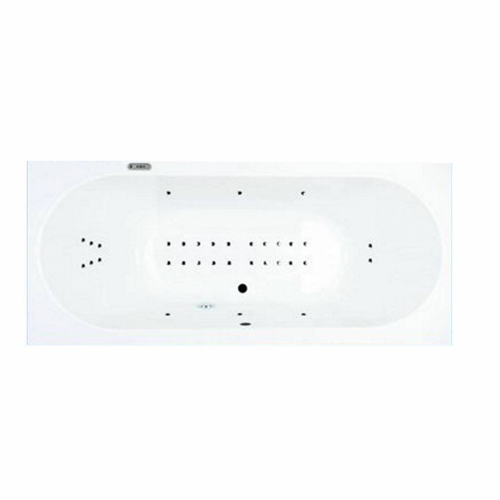 O.Novo Whirlpool Rond 180X80X50 cm Sportpakket Deluxe Villeroy en Boch