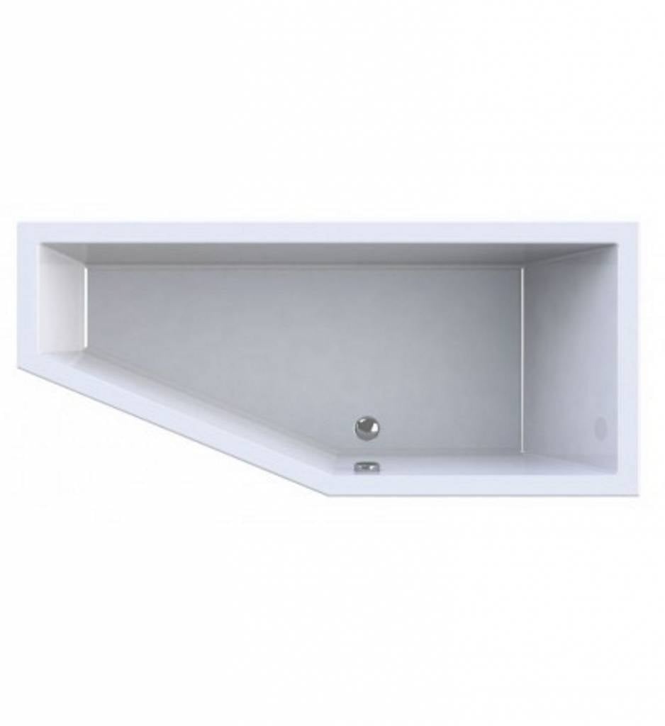 Wavedesign Ligbad Dore 170X75X48 cm Mat Zwart - 170x75x48 cm Links Mat Zwart