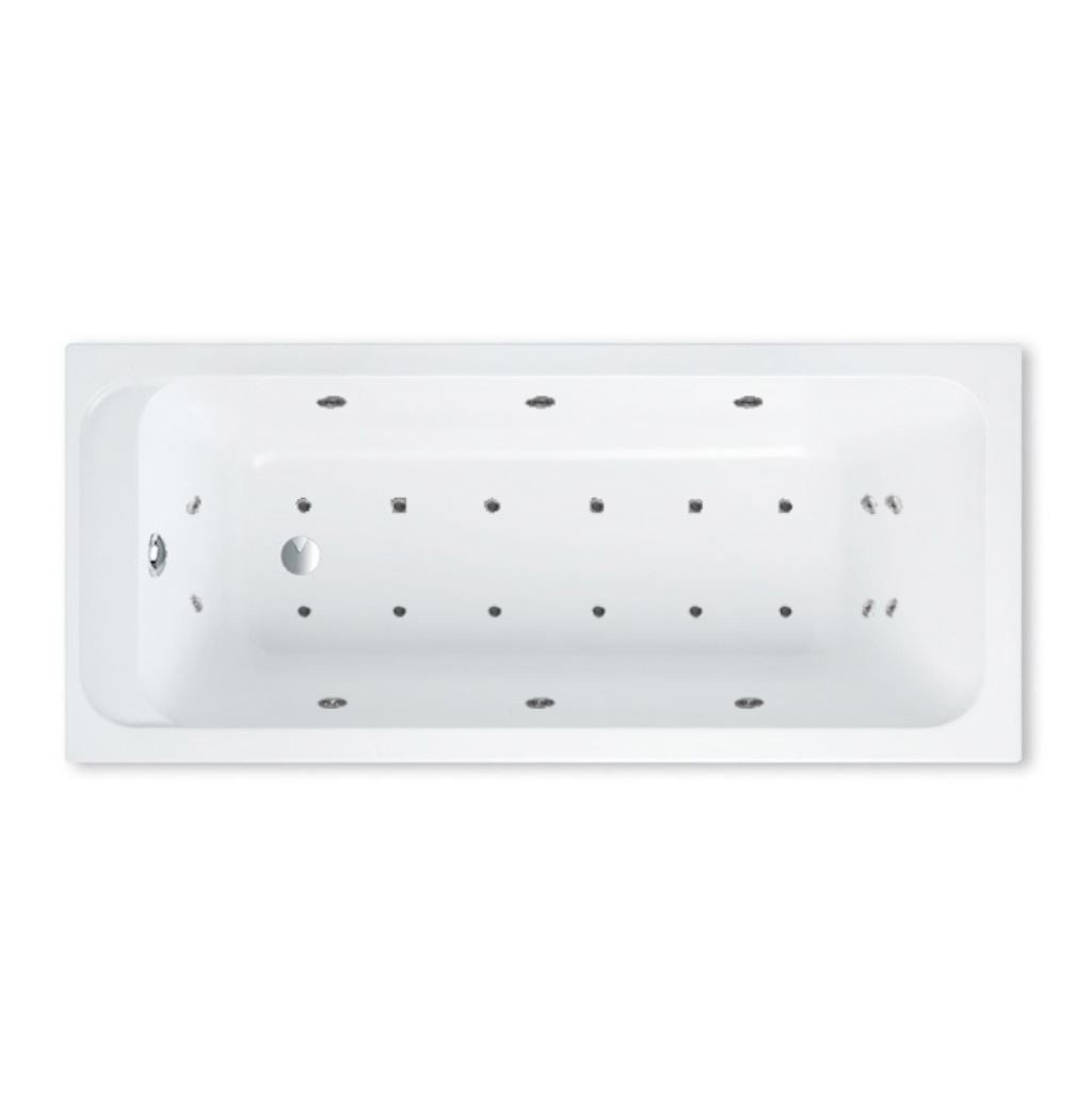 Ligbad Villeroy & Boch Architectura 170x70 cm Balboa Whirlpool systeem Dubbel Villeroy en Boch
