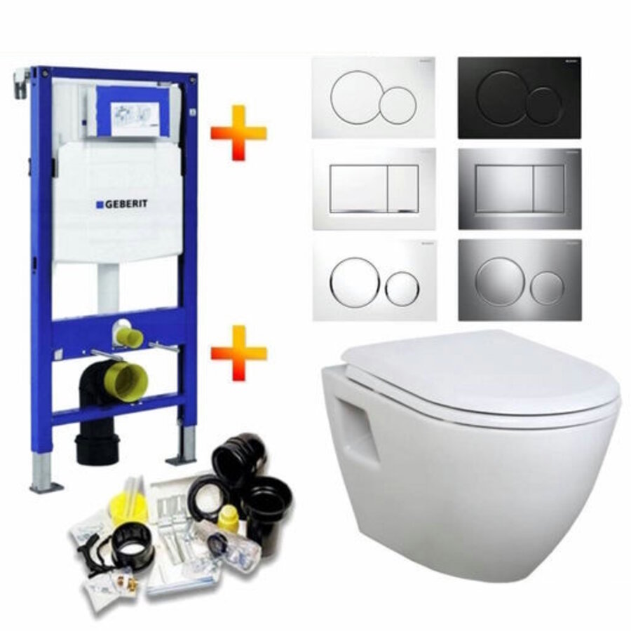 Up320 Toiletset 28 Creavit Tp325 Wit Met Softclose Zitting