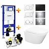 UP320 Toiletset 36 Aqua Splash Vesta Rimless Met Sigma Drukplaat