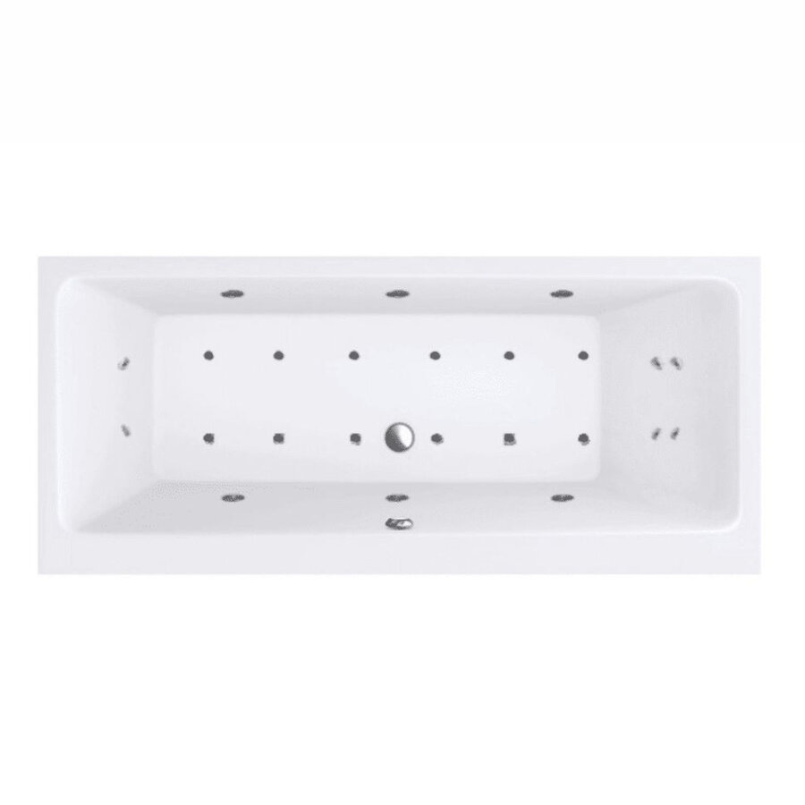 Ligbad Villeroy & Boch Subway 180x80 cm met Balboa Whirlpool systeem Dubbel