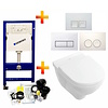 Up100 Toiletset 10 Villeroy & Boch O.Novo Met Delta Drukplaat