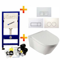 Up100 Toiletset 04 Aqua Splash Metro Met Bril En Drukplaat