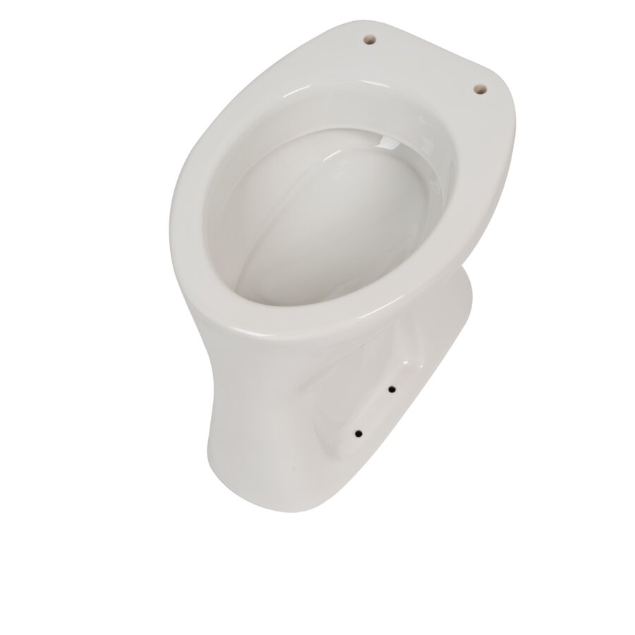 Toiletpot Plieger Brussel Vlakspoel Zonder Bril Wit